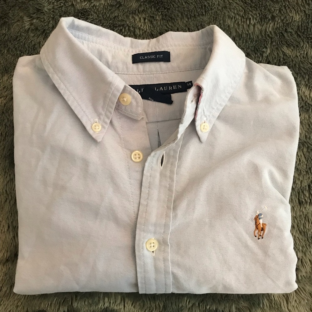 Ralph Lauren Button Up Collared Polo Shirt
